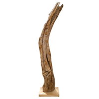 Weinregal 'Baum', natur, recyceltes Teakholz