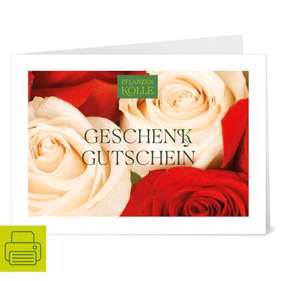 Gutschein zum Ausdrucken 'Rose' Gutschein zum Ausdrucken 'Rose'