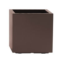 Euro 3 Plast Pflanztopf 'Kebe', rost, ca. 40 x 40 x H40 cm