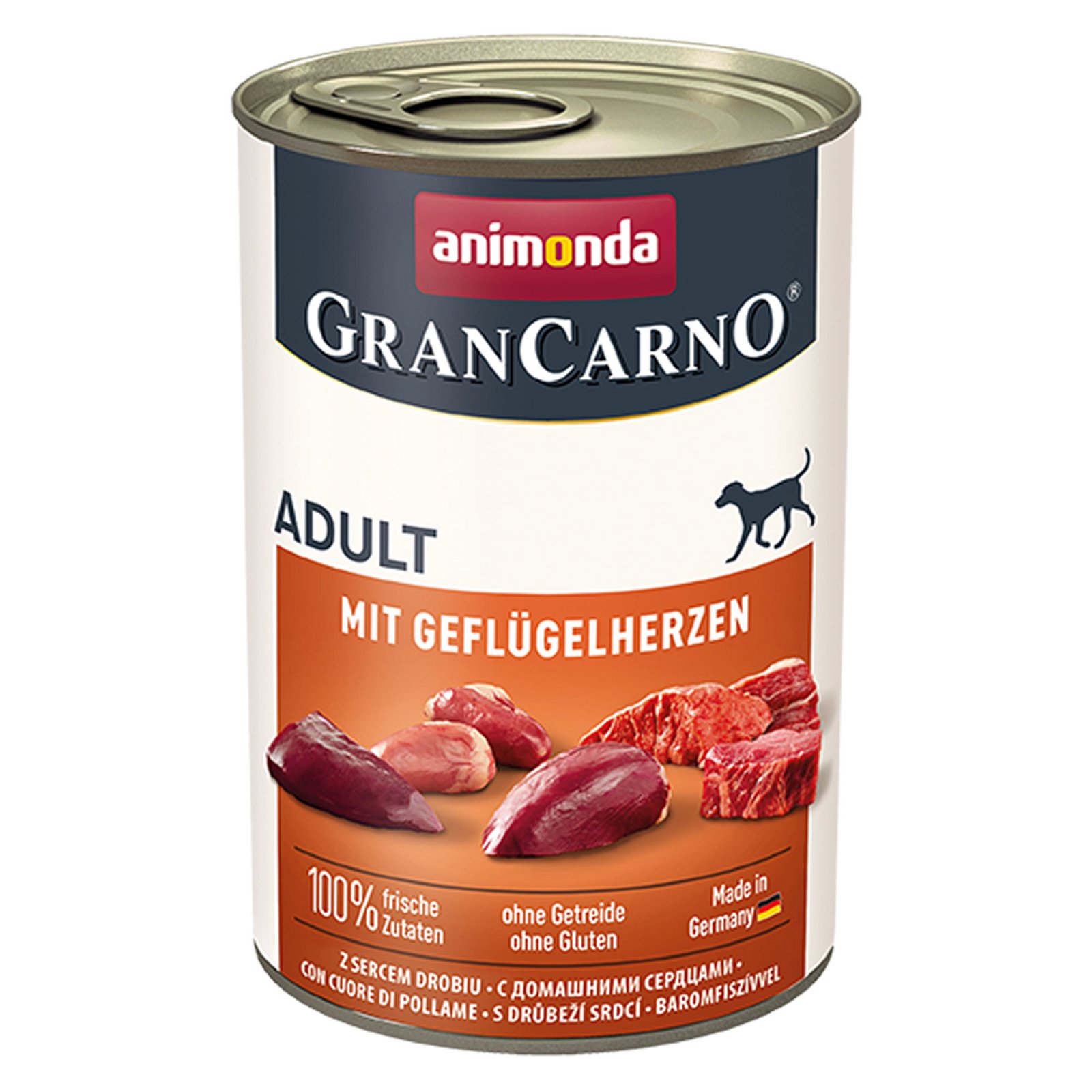 Animonda Gran Carno Adult mit Geflügelherzen, 400 g