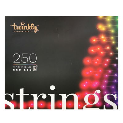 Twinkly LED Lichterkette 'Strings', bunt, 250 LEDs, Länge ca. 20 m Twinkly LED Lichterkette 'Strings', bunt, 250 LEDs, Länge ca. 20 m