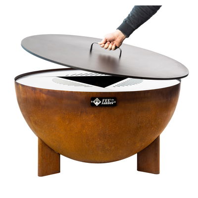 Metalldeckel für Feuerstelle 'Tria', Ø ca. 100 cm Metalldeckel für Feuerstelle 'Tria', Ø ca. 100 cm