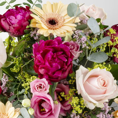 Blumenstrauß 'Herzenswünsche', handgebunden Blumenstrauß 'Herzenswünsche', handgebunden