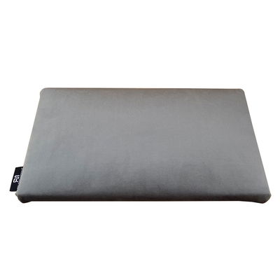 Fensterliege Samt, grau, 3 x 26 x 40 cm Fensterliege Samt, grau, 3 x 26 x 40 cm