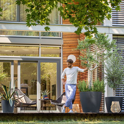 Lechuza 'Classico Color 43', schiefergrau, ca. Ø 42 x H 39,5 cm Lechuza 'Classico Color 43', schiefergrau, ca. Ø 42 x H 39,5 cm