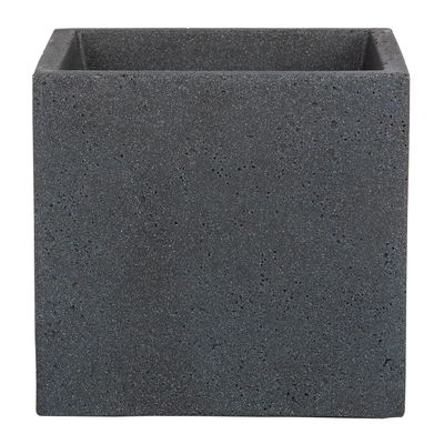 Scheurich Pflanzgefäß 'C-Cube', Stony Black, 38 x 39 x H 33 cm