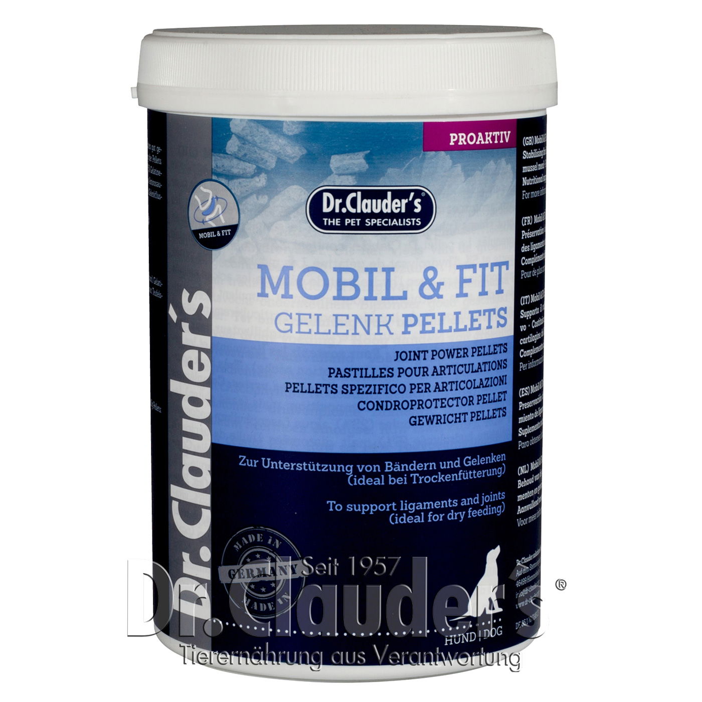 Dr. Clauder's Dog Mobil & Fit Gelenk Pellets, 675 g