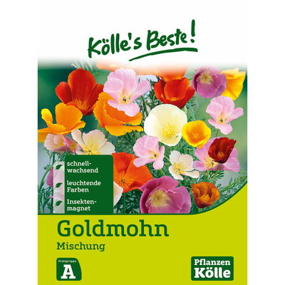 Kölles Beste Blumensamen Goldmohn (Eschscholzia) Mischung Kölles Beste Blumensamen Goldmohn (Eschscholzia) Mischung