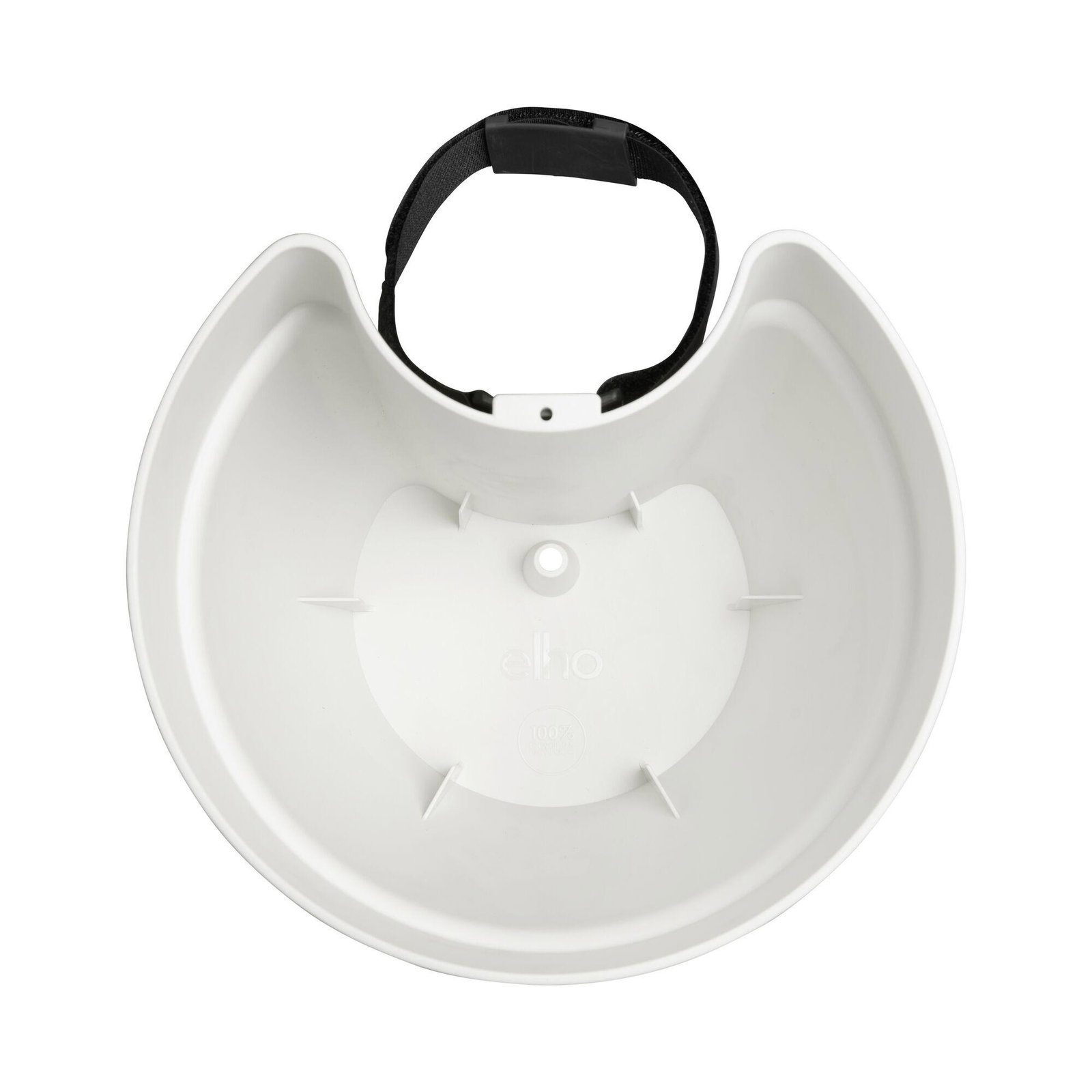 Elho Fallrohrpflanzgefäß 'Vibia Campana', seidenweiß