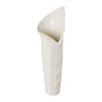 Vase CALLA, 2er-Set, Porzellan, Weiß, 9,5 x 9,5 x 27 cm