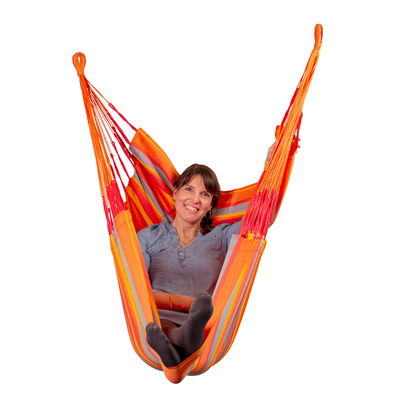 La Siesta Comfort-Hängesessel 'Cumbia', gelb/orange