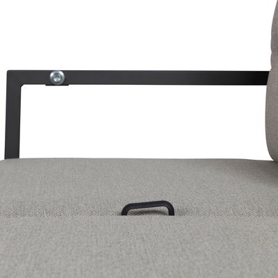 Kölle Loungesofa 'Kreta' inkl. Auflagen, 3-Sitzer, grau