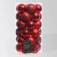Kugelmix, 37er-Set, weihnachtsrot, ca. Ø 6 cm Kugelmix, 37er-Set, weihnachtsrot, ca. Ø 6 cm