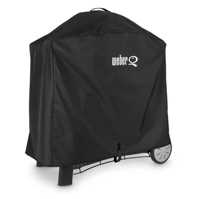 Weber Abdeckhaube für Q-Serie Grillgeräte, 100 % Polyester, schwarz Weber Abdeckhaube für Q-Serie Grillgeräte, 100 % Polyester, schwarz