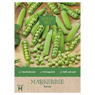 Kölle Bio Saatgut Markerbse 'Karina', grün