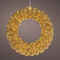 LED Kranz, 300 LEDs, gold, klassisch warm, Ø ca. 38 cm LED Kranz, 300 LEDs, gold, klassisch warm, Ø ca. 38 cm