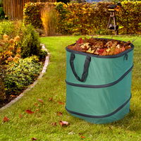 Gartenabfallsack 'Square Premium', grün, 140 Liter