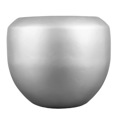Vazo Übertopf 'Mia', silber, ca. Ø 50 x H 41 cm