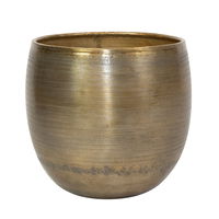 Kölle Pflanzgefäß 'Rowen', gold, ca. Ø 24 x H 22 cm