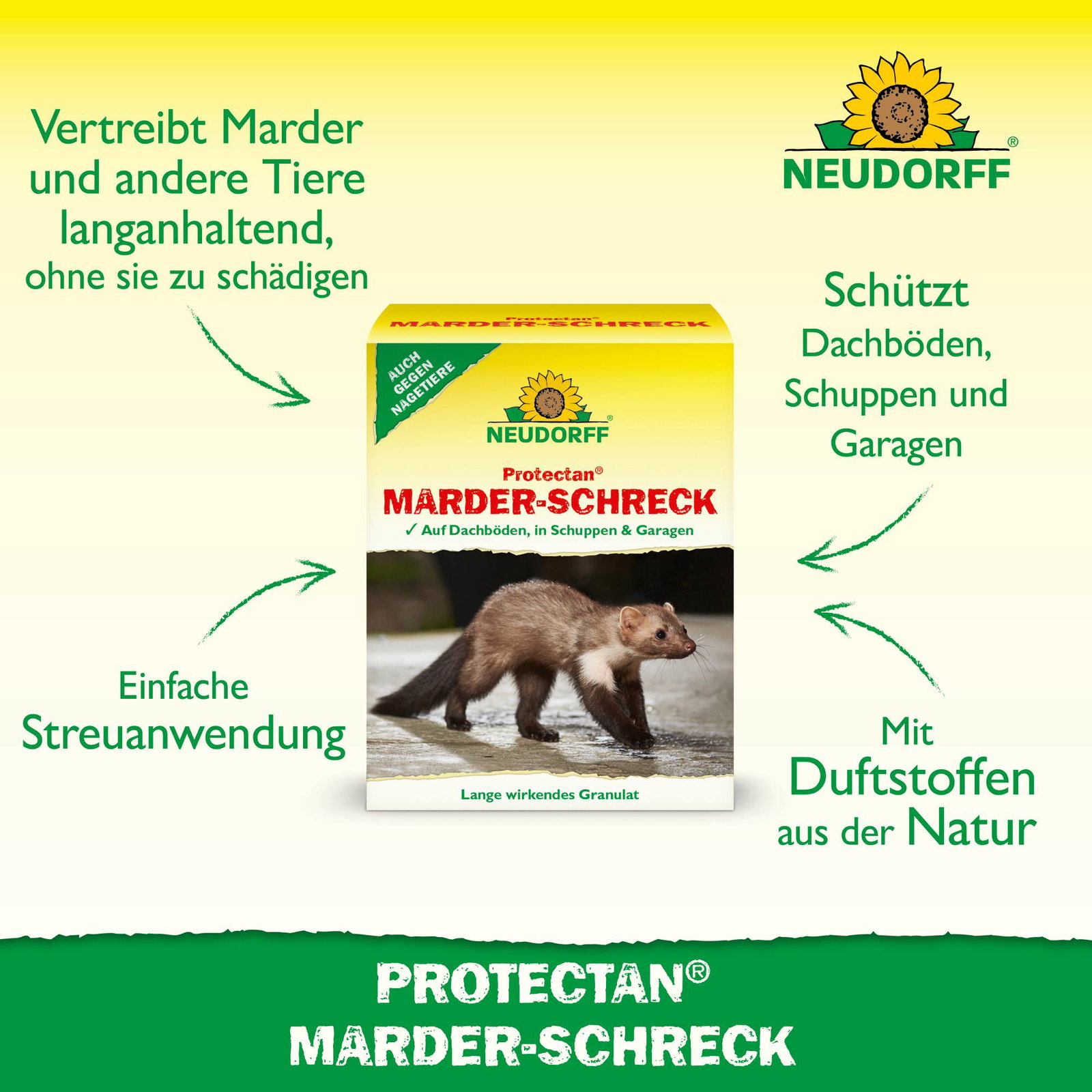 Neudorff Protectan® Marder-Schreck, 200 g Neudorff Protectan® Marder-Schreck, 200 g