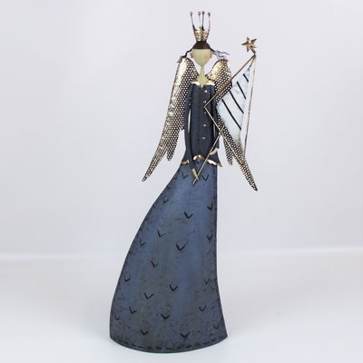 Engel, grau, Höhe ca. 83 cm