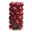 Kugelmix, 37er-Set, weihnachtsrot, ca. Ø 6 cm
