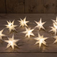 LED-Sternenkette, warmweiß, Länge ca. 150 cm