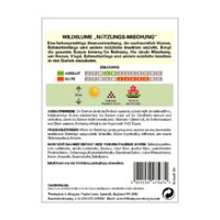 Wildblume Nützlings-Mischung / ganzjährig blühend, ideal für Rabatten
