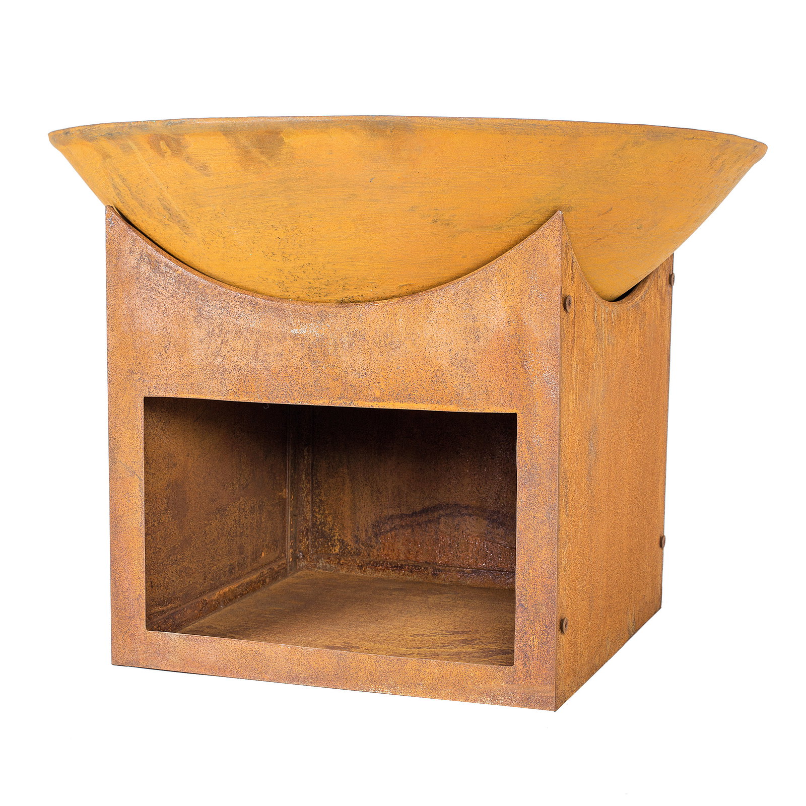 Buschbeck Feuerschale 'Mumbai', rostfarben, ca. Ø 57 x 20 cm