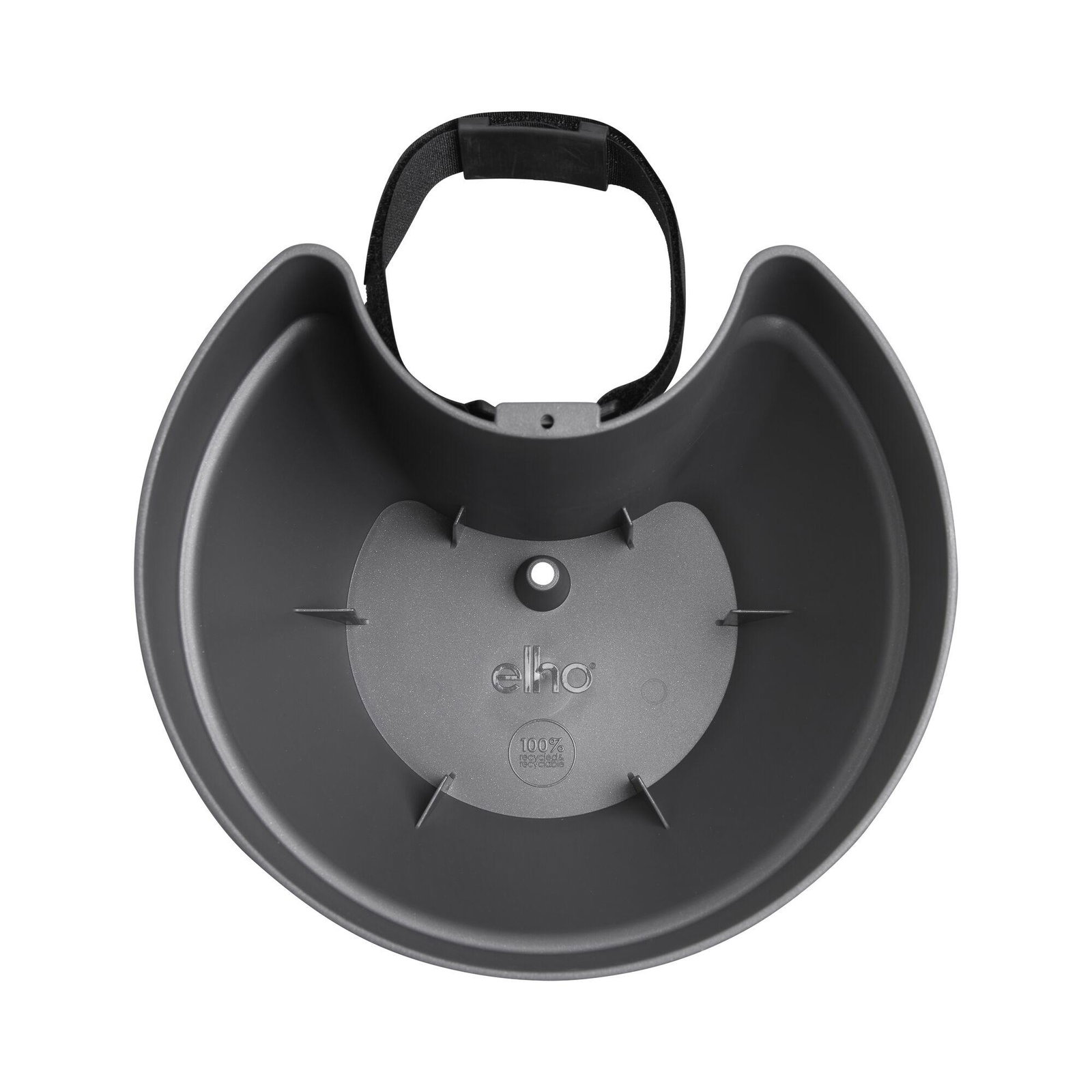 Elho Fallrohrpflanzgefäß 'Vibia Campana', anthrazit