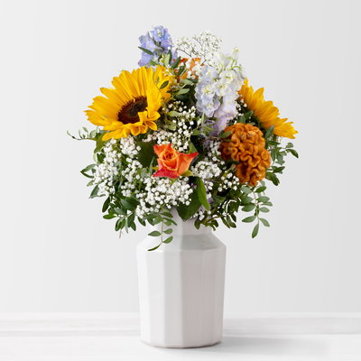 Blumenstrauß 'Golden Hour', handgebunden, Größe M