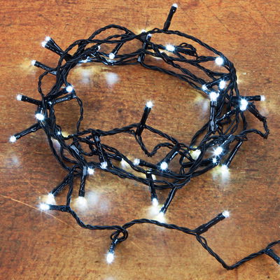 Lumineo LED Lichterkette Twinkle Ricelight, kaltweiß, 48 LEDs, Länge ca. 3,5 m