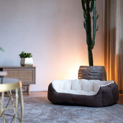 Nobby Komfortbett 'Alba', braun, ca. 45 x 40 x 19 cm Nobby Komfortbett 'Alba', braun, ca. 45 x 40 x 19 cm