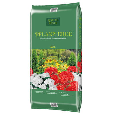Kölles Beste Pflanzerde, torfreduziert, 36 Sack à 60 l, gesamt 1980 Liter