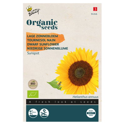 Bio Sonnenblumensamen 'Sunspot', gelb, 3 g Bio Sonnenblumensamen 'Sunspot', gelb, 3 g