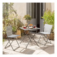 Lafuma Klapptisch 'Balcony II', grau, ca. 70 x 64 x H73 cm