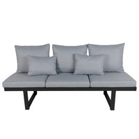 Kölle Liegesofa 'Madeira' inkl. Auflagen, grau