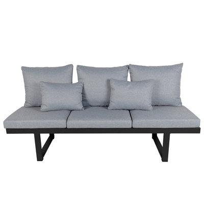 Kölle Liegesofa 'Madeira' inkl. Auflagen, grau