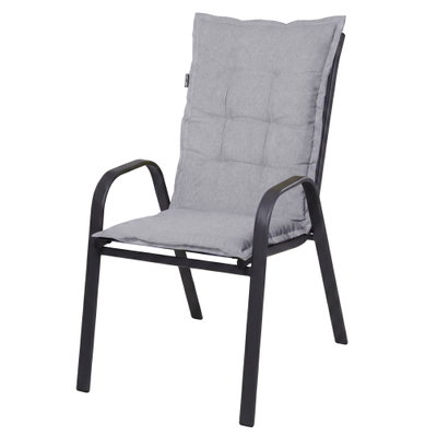 Niederlehnerauflage 'Panama', Light Grey, grau Niederlehnerauflage 'Panama', Light Grey, grau