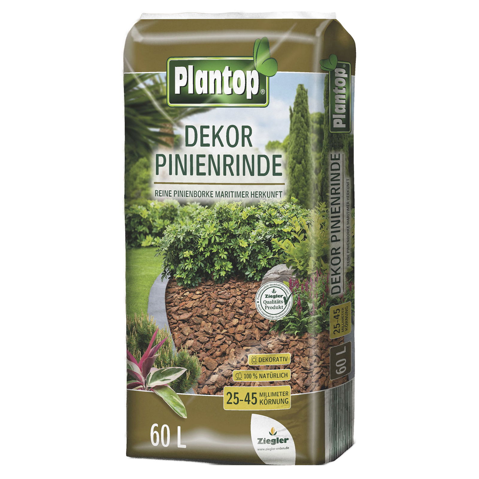 Plantop Piniendekor, braun, 25-45mm, 39 Sack á 60 l, gesamt 2340 Liter