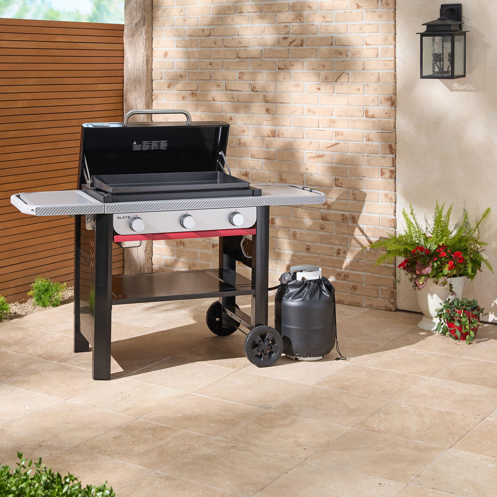 Weber Gasgrill 'Slate GPD', Premium Plancha, schwarz/silber Weber Gasgrill 'Slate GPD', Premium Plancha, schwarz/silber