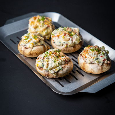 Enders Grillschale, grau, Edelstahl, 32 x 19 x 1,5 cm