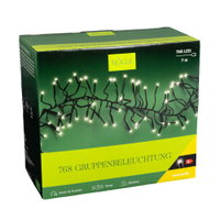 Kölle LED Lichterkette Gruppenbeleuchtung, warmweiß, 768 LEDs, Länge ca. 7 m Kölle LED Lichterkette Gruppenbeleuchtung, warmweiß, 768 LEDs, Länge ca. 7 m