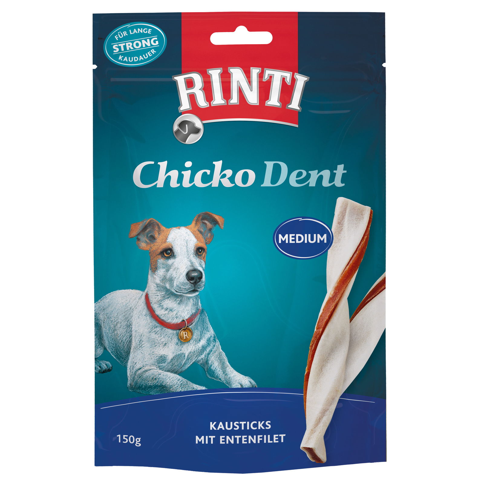 Rinti Extra Snack Chicko Dent, Ente, 150 g