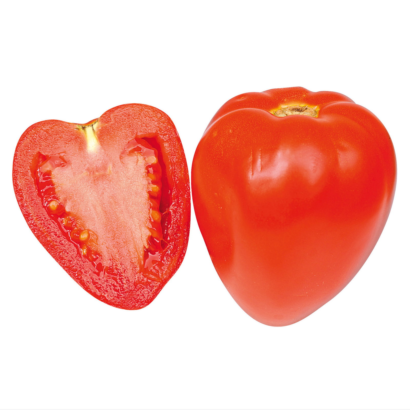 Bio Ochsenherztomate 'Fleurette', Topf-Ø 12 cm, 3 Pflanzen