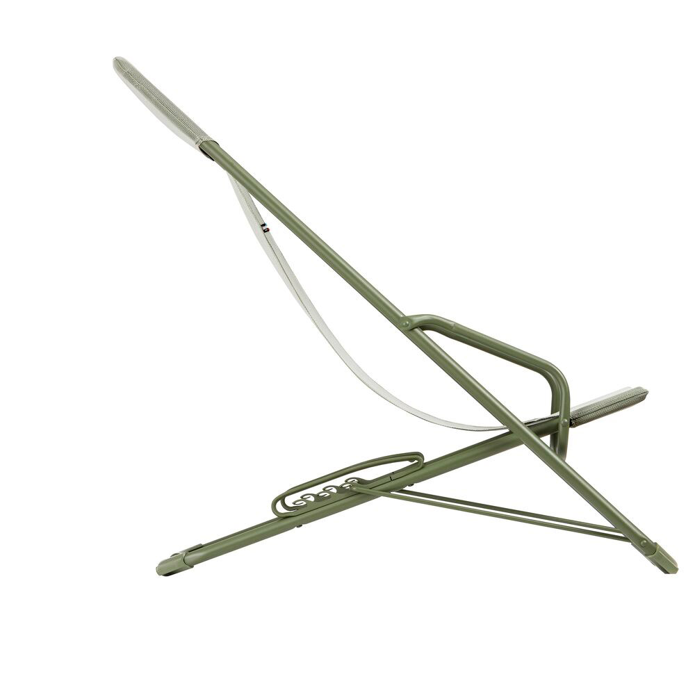Lafuma Liegestuhl Transaswing Batyline ISO, moss