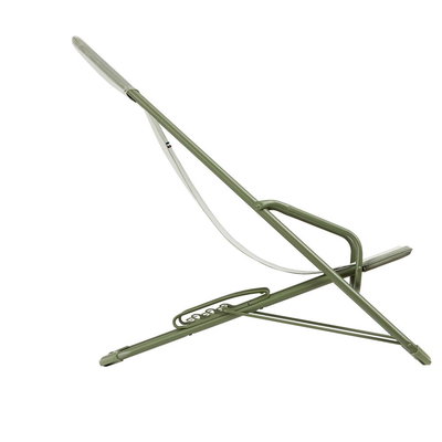 Lafuma Liegestuhl Transaswing Batyline ISO, moss