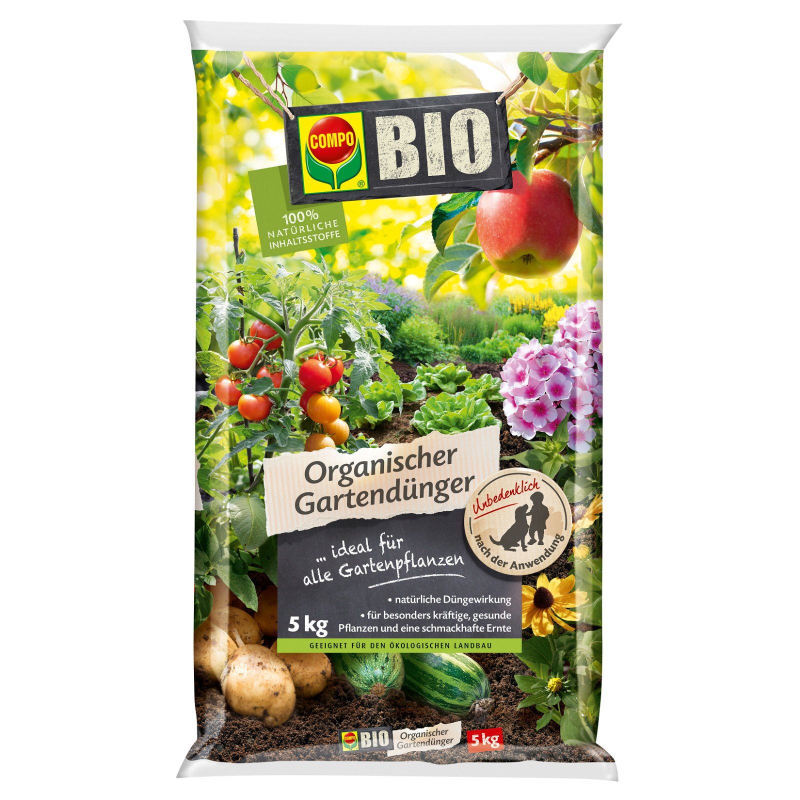 Compo Bio Organischer Gartendünger, 5 kg