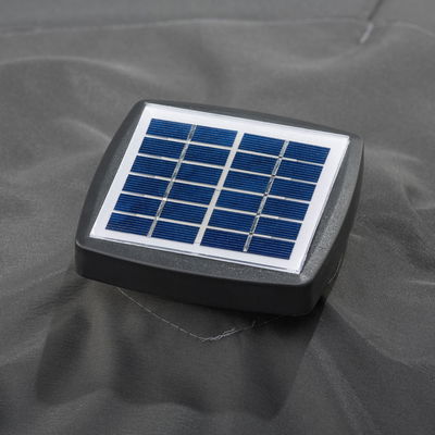 Schneider Sonnenschirm 'Rhodos Blacklight', mit LEDs, anthrazit, Ø 300 cm