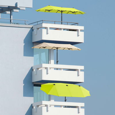 Sonnenschirm Salerno, mit Schutzhülle, ca. 300 x 150 cm